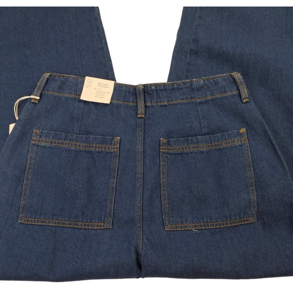 NWT Universal Thread Relaxed Straight Non-Stretch Jeans Size 8 - Picture 4 of 7
